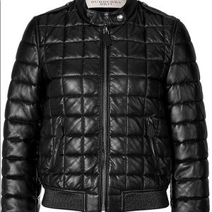 Burberry Brit Quilted Leather Jacket